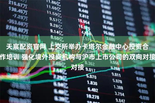 天宸配资官网 上交所举办卡塔尔金融中心投资合作培训 强化境外投资机构与沪市上市公司的双向对接