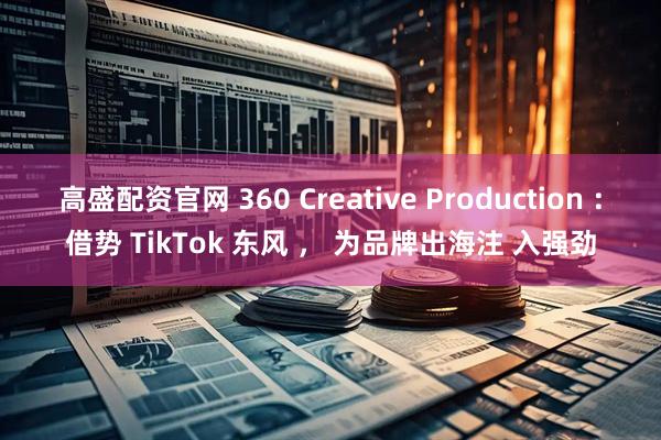 高盛配资官网 360 Creative Production ：借势 TikTok 东风 ， 为品牌出海注 入强劲